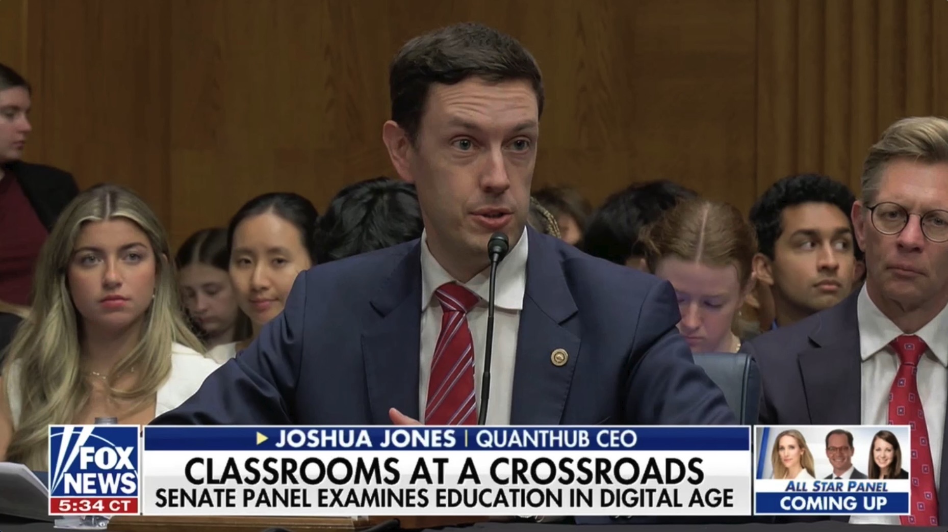 Joshua Jones speaking on Fox News